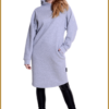 SNEAKERDRESSES - Hoody dress grey - SNE230016