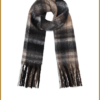 INUZ - Sjaal happy print Bruin - YEH230006 bruin