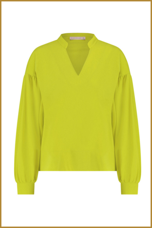 STUDIO ANNELOES - Jolen top lime - STU230073