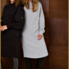 SNEAKERDRESSES - Hoody dress grey - SNE230016