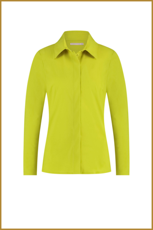 STUDIO ANNELOES - Poppy blind shirt lime - STU230071