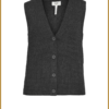 OBJECT - OBJMALENA KNIT VEST - OBJ230078 dark grey melange