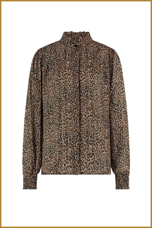 STUDIO ANNELOES - Lourdes small leopard blouse - STU230074