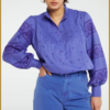 FABIENNE CHAPOT - Fionna blouse Poppy Purple-FAB230059