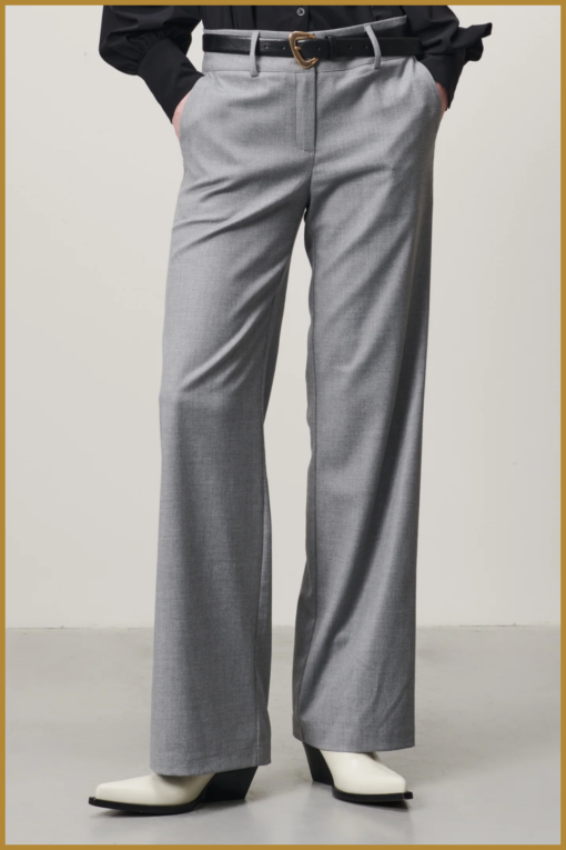 JL - Lin pants grey - JAN230061