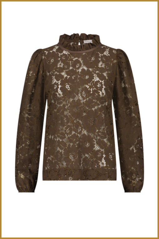 STUDIO ANNELOES - Lavina lace top STU230102 - Afbeelding 2