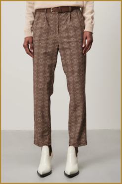 JL-  Medea Pants Technical Jersey- brown - JAN230051