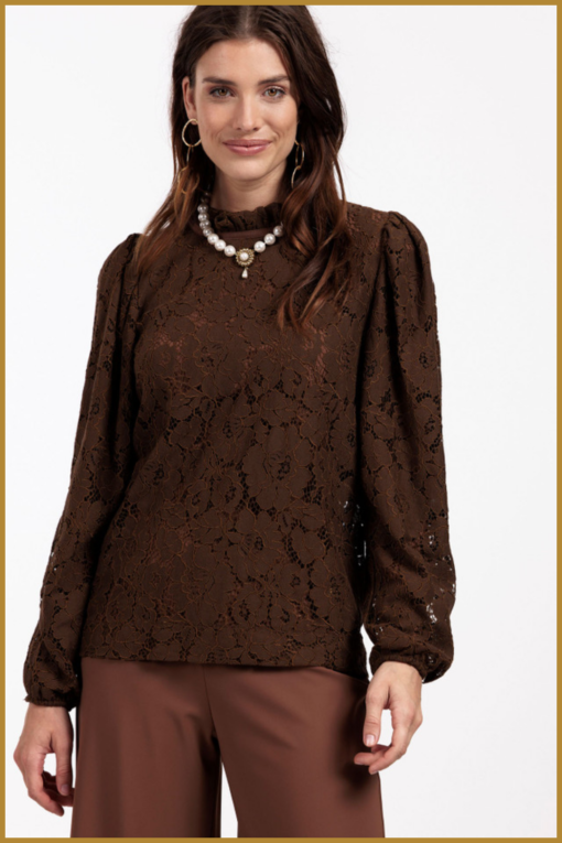 STUDIO ANNELOES - Lavina lace top STU230102