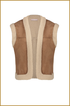 Alternative view of STUDIO ANNELOES - Donna teddy waistcoat STU230100
