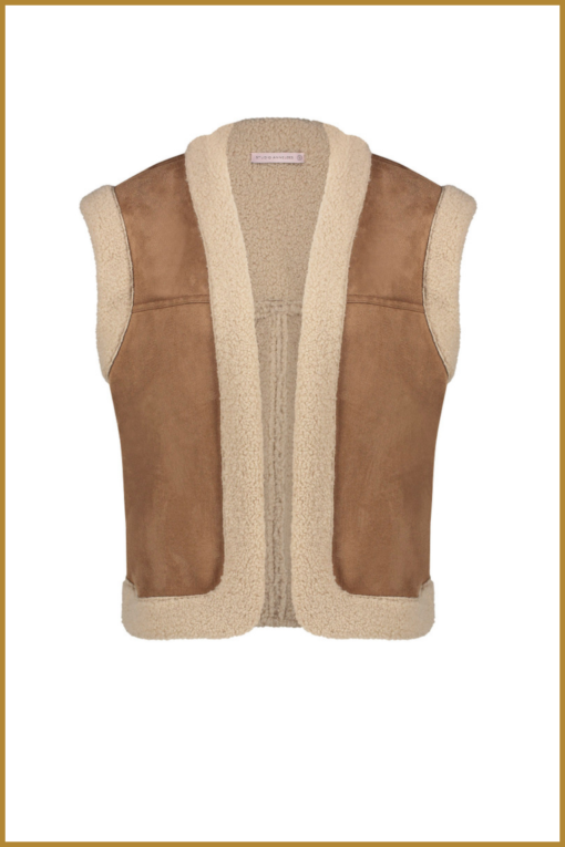 STUDIO ANNELOES - Donna teddy waistcoat STU230100