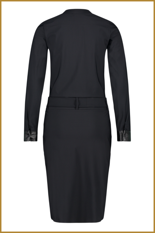 ZIP73 -  Jurk Zip73 Tape Zwart -ZIP230017 - Afbeelding 2