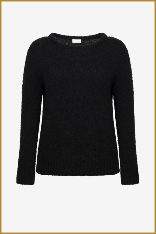 JL - Teddy Pullover black - JAN230046