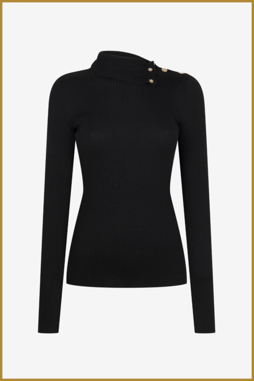 JL - Pullover 90693 black - JAN230047