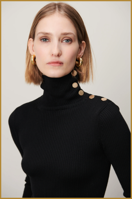 JL - Pullover 90693 black - JAN230047 - Afbeelding 2
