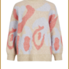 OBJECT - OBJJOYA L/S KNIT PULLOVER - OBJ230091 print