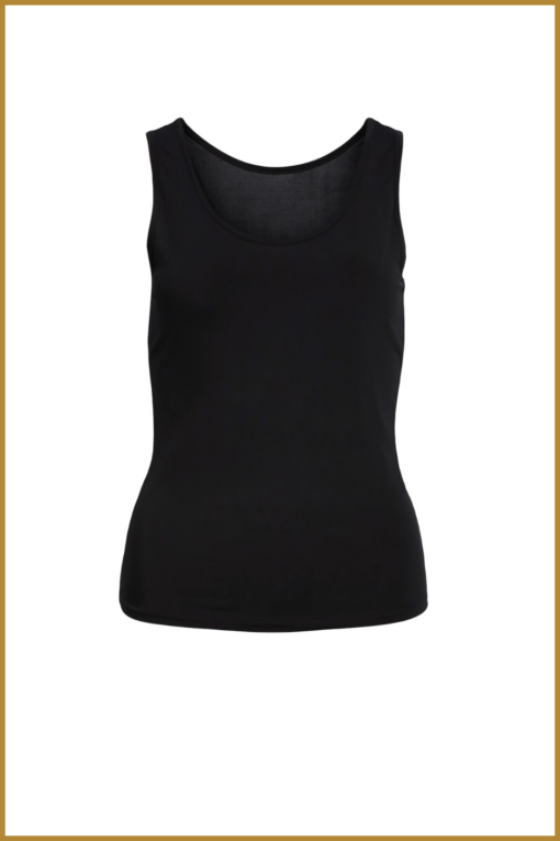 OBJECT - OBJLEENA S/L TANK TOP - OBJ230088 black