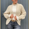 INUZ - Vest Same beige -INU230244