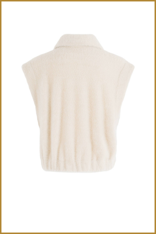 MSWC - Cardigan Gwenn - MOS230075 off-white - Afbeelding 2