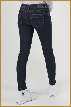 Alternative view of MOD - Suzy skinny fit slip blue black -MOD230011