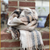 INUZ - Sjaal warm winter camel -YEH230012