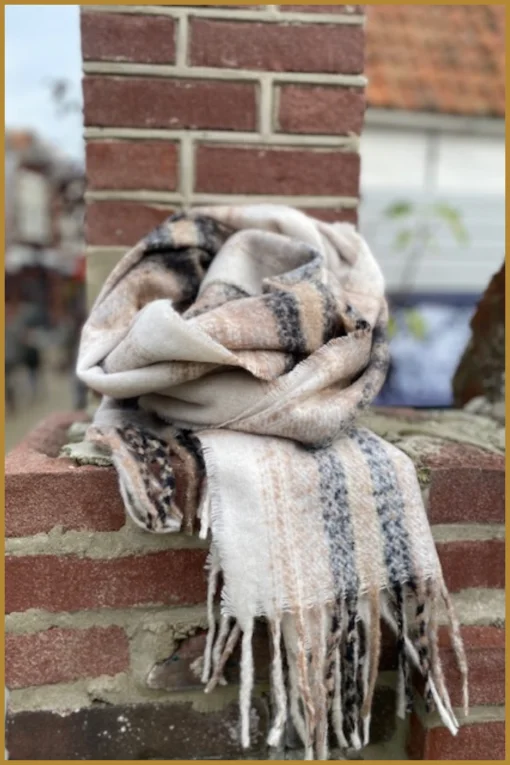 INUZ - Sjaal warm winter camel -YEH230012