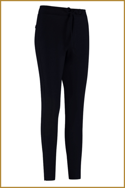 STUDIO ANJNELOES -Downstairs bonded trouswers dark blue -STU230117 - Afbeelding 2