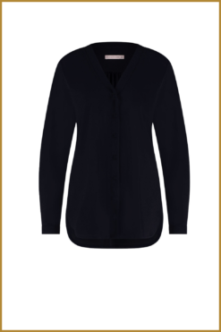 Alternative view of STUDIO ANNELOES - Evi blouse dark blue -STU230118