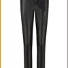 Studio Anneloes - Beau leather trousers - STU230113 black