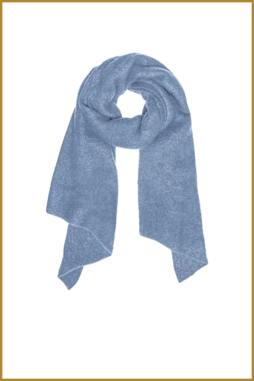 INUZ - Soft winter scarf ocean blue -YEH230021