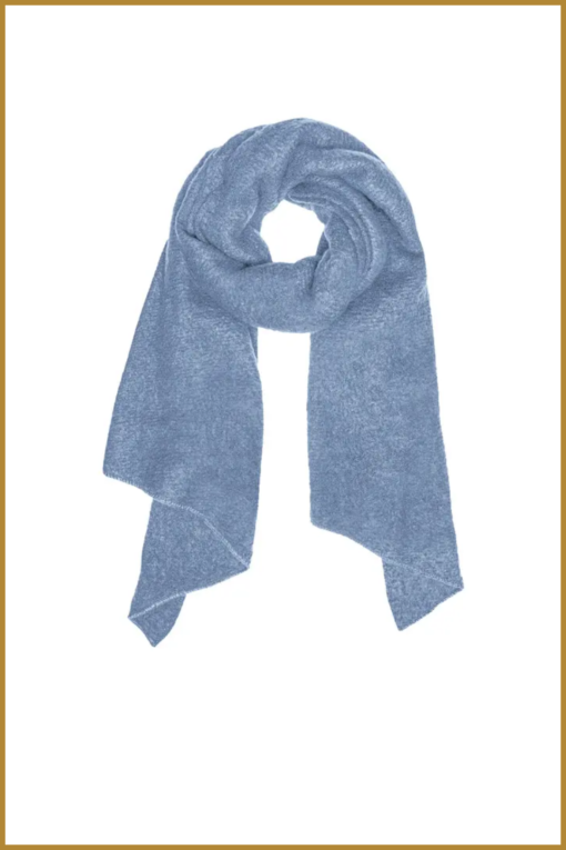 INUZ -  Soft winter scarf ocean blue -YEH230021