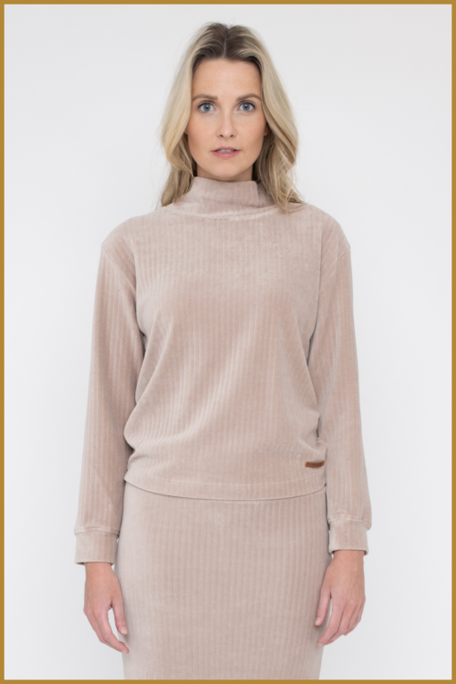 MSCW - Sweater Colly flax solid  -MOS230130
