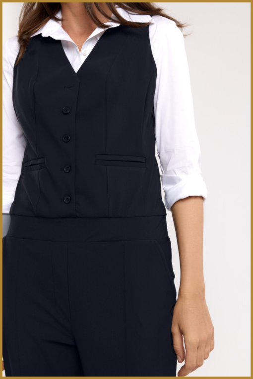 STUDIO ANNELOES - Bruni jumpsuit dark blue -STU240002 - Afbeelding 2