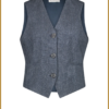 JL - Erik Vest Technical Jersey - blue denim - JAN230044