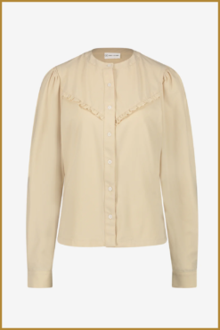 Alternative view of Blouse Dela - JAN230018 beige