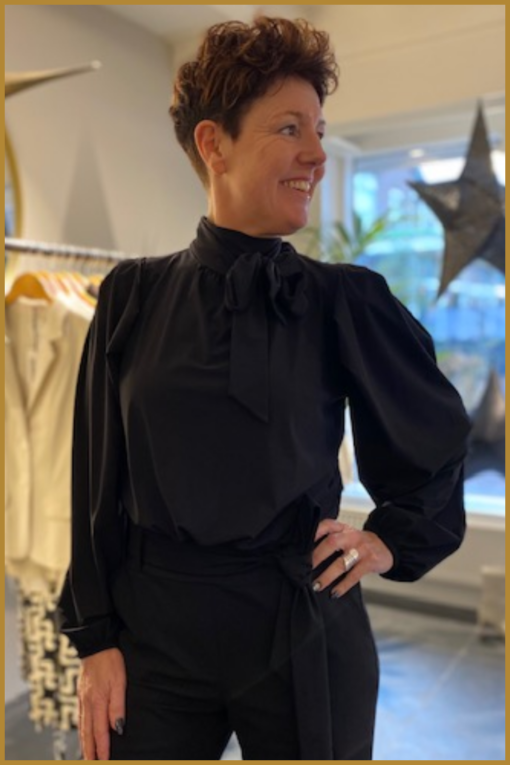 STUDIO ANNELOES- Izla jumpsuit black-STU240001 - Afbeelding 2