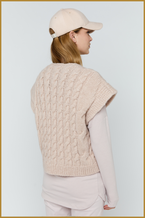 MSCW - Gillet 36-11-Birma beige - MOS230045 - Afbeelding 2