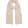 INUZ - Scarf knitted plain - off-white -YEH230029