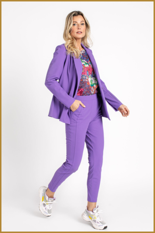 Studio Anneloes - Blair bounded trousers - STU230001 purple