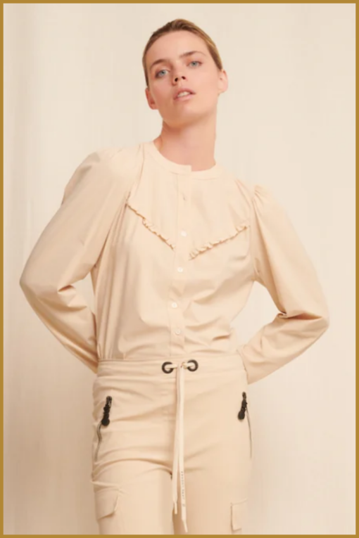 Blouse Dela - JAN230018 beige