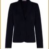 STUDIO ANNELOES - Bright bonded blazer dark blu -STU230119