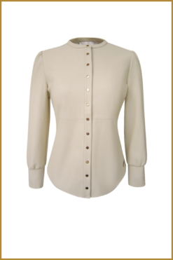 Alternative view of AIME - Lieke Blouse - AIM230044 linen