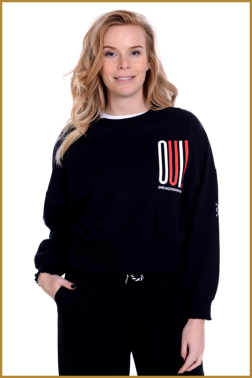 Sneakerdresses - Sweater print - SNE230005 black - Afbeelding 2