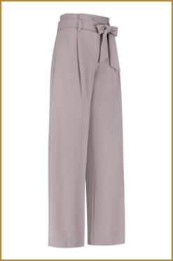 Alternative view of STUDIO ANNELOES - Cara paperbag trousers taupe - STU230059