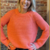 OBJECT - OBJJAMIE L/S KNIT PULLOVER - OBJ230097 georgia peach