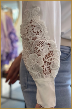 Alternative view of INUZ - Blouse Zoe - wit - INU230026