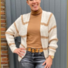 INUZ - Vest margriet streep -INU230316