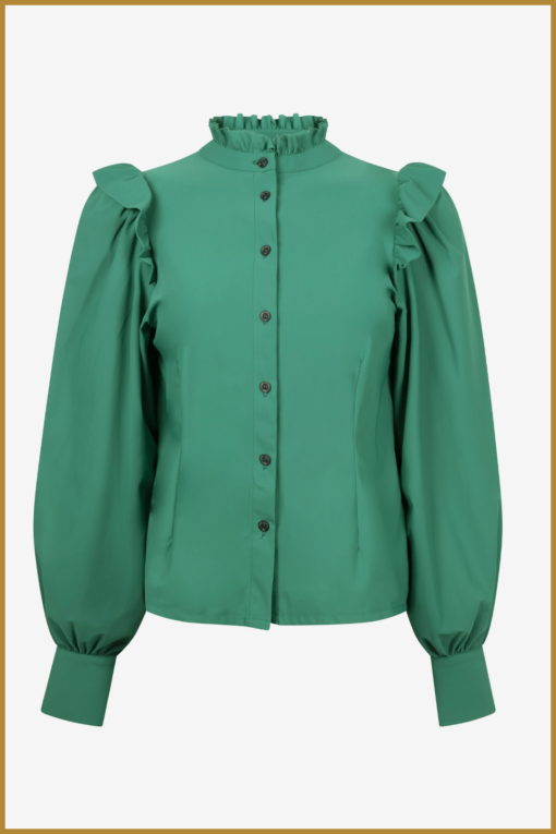JL - Kim blouse green - JAN230074