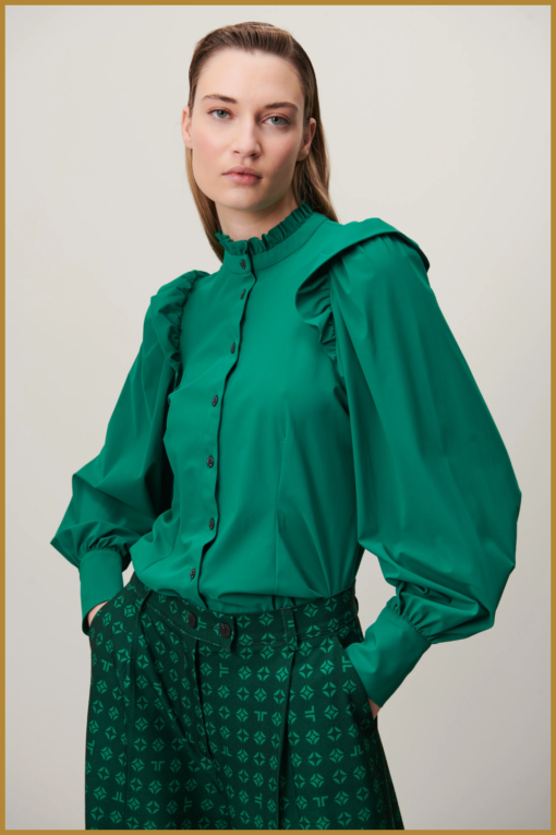 JL - Kim blouse green - JAN230074