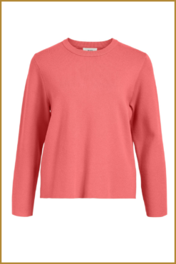 OBJECT - OBJREYNARD SQUARE SLEEVE O-NECK  - OBJ230093 georgia peach