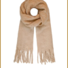 INUZ - |Colorful scarf beige- YEH230024